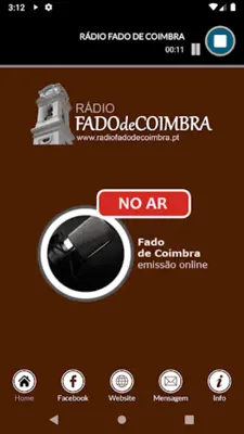 Rádio Fado de Coimbra android App screenshot 5